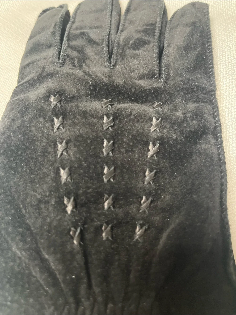 Coach Suede Gloves Thinsulate Lining Made in Italy